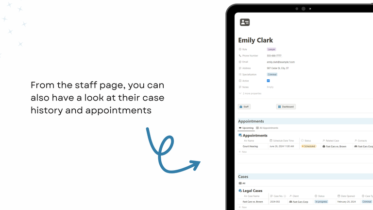 staff page