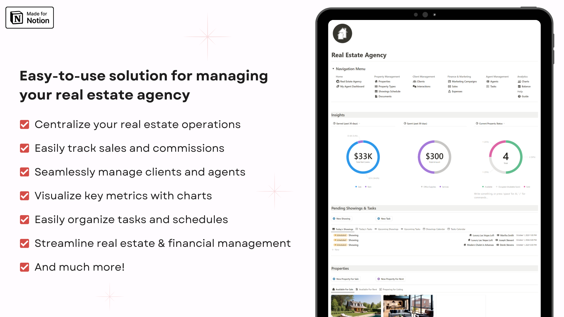 Real Estate Agency Management - Notion template